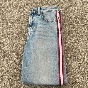 High-rise straight jeans